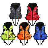 1Pcs Adult Life Jacket Adjustable Safety Life Jacket Survival Vest Swimming Boating Fishing Ski Drifting Vest L-2XL Sizes Jacket