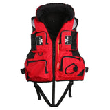 1Pcs Adult Life Jacket Adjustable Safety Life Jacket Survival Vest Swimming Boating Fishing Ski Drifting Vest L-2XL Sizes Jacket