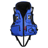 1Pcs Adult Life Jacket Adjustable Safety Life Jacket Survival Vest Swimming Boating Fishing Ski Drifting Vest L-2XL Sizes Jacket