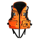 1Pcs Adult Life Jacket Adjustable Safety Life Jacket Survival Vest Swimming Boating Fishing Ski Drifting Vest L-2XL Sizes Jacket