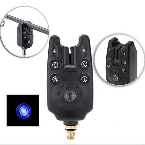 EA14 Fishing Tool with 2 LEDs Adjustable Tone Volume Sensitivity Sound Fish Bite Alarm Waterproof Fishing Tool