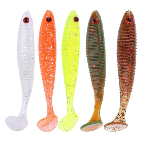 5pcs 7.5cm Fishing Lures Baits Soft Lure Artificial Silicone Bait Fishing Tackle Outdoor Fake Lure Pesca Accessories Hot Sale