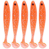 5pcs 7.5cm Fishing Lures Baits Soft Lure Artificial Silicone Bait Fishing Tackle Outdoor Fake Lure Pesca Accessories Hot Sale