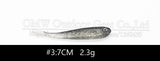 DAGEZI 3 size Soft Fishing Lure 10Pcs/lot   Fishing Tackle Baits Soft Fishing Lures Fishing Baits